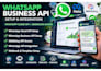 setup whatsapp business API whatsapp cloud API integration 360dialog  API access